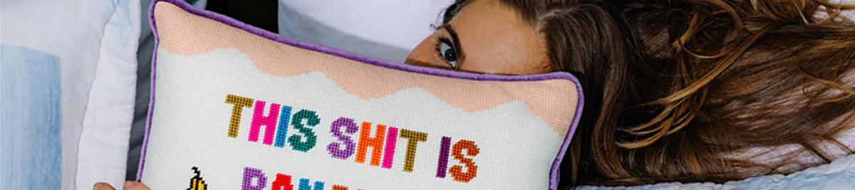 Needlepoint pillows