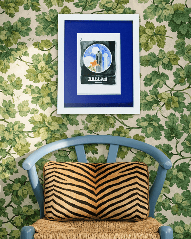 Dallas Matchbook Art Print - Furbish Studio