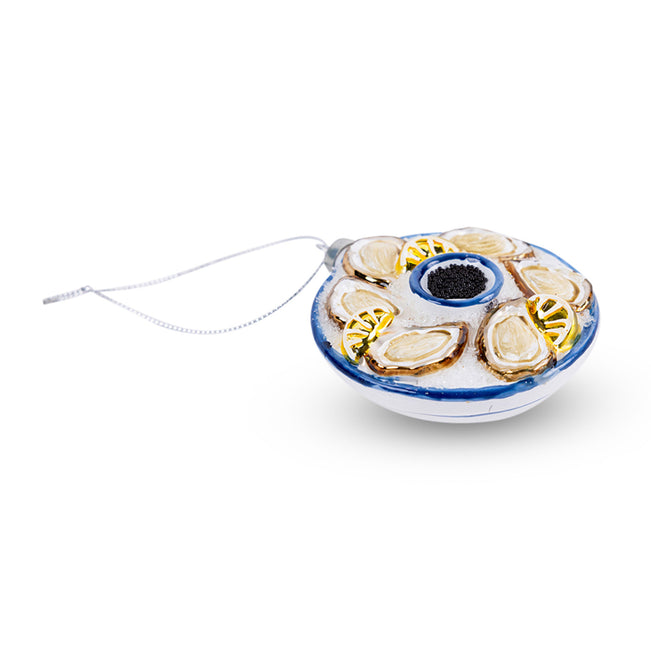 Caviar Plated Oyster Ornament - Furbish Studio