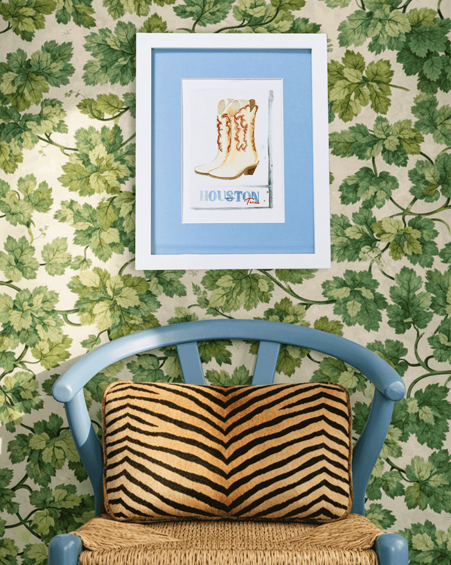 Houston Matchbook Art Print - Furbish Studio