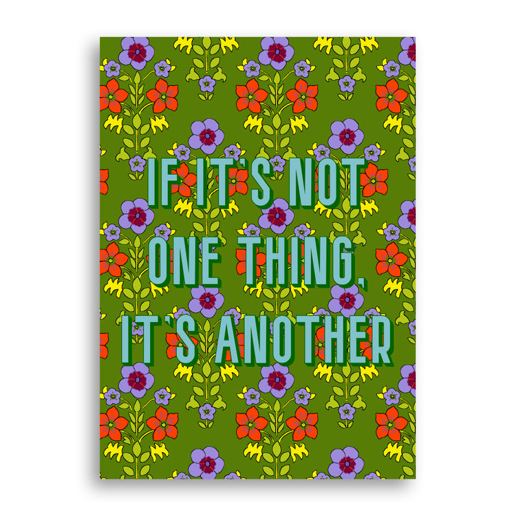 Bold Print - Not One Thing - Furbish Studio
