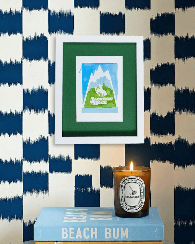 Jackson Hole Matchbook Art Print - Furbish Studio