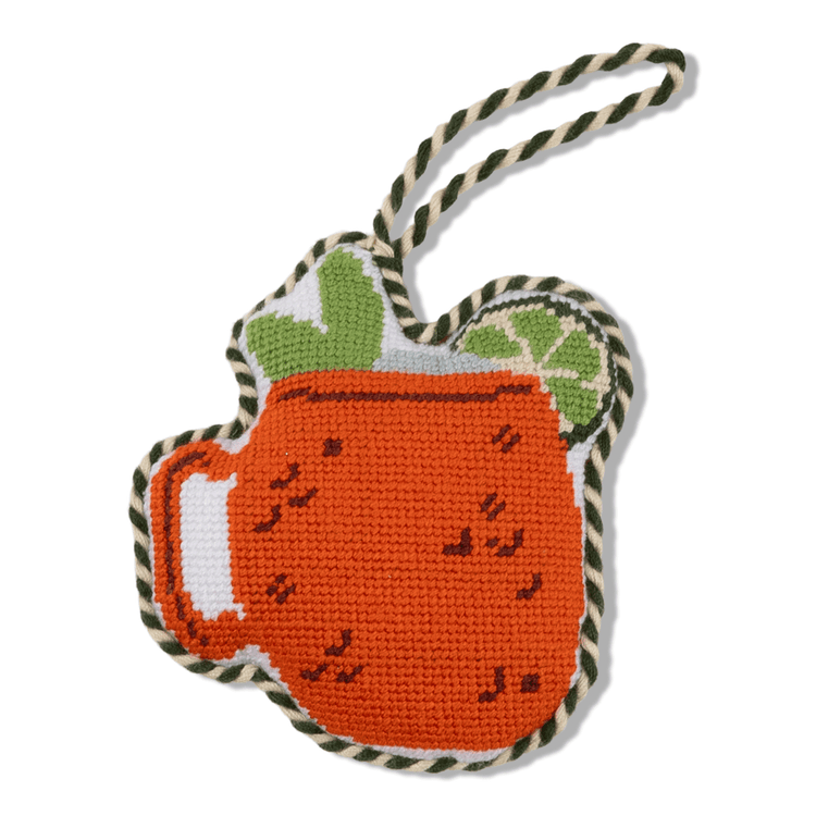Needlepoint Icon Ornament - Moscow Mule - Furbish Studio