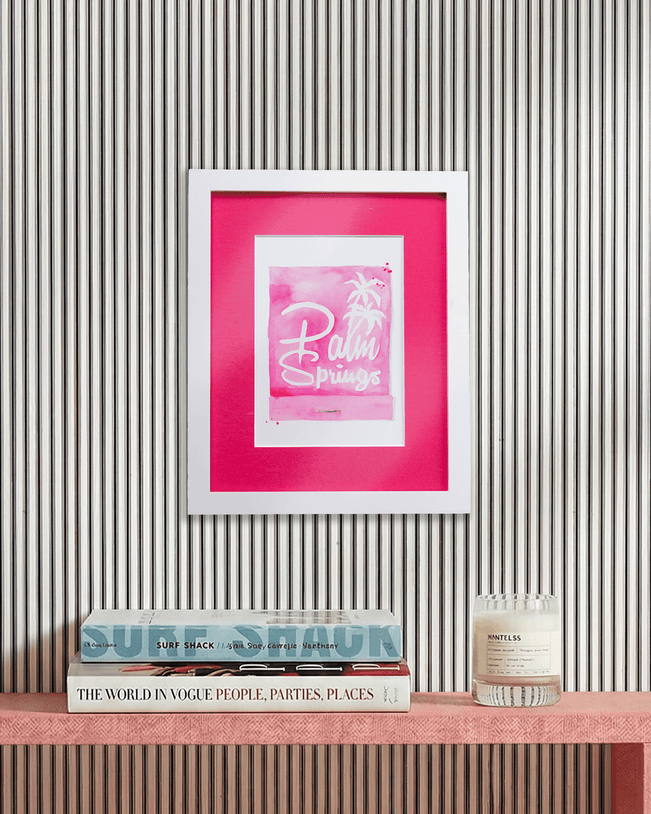 Palm Springs Matchbook Art Print - Furbish Studio