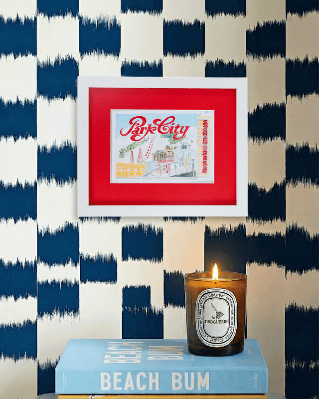 Park City Utah Matchbook Art Print - Furbish Studio