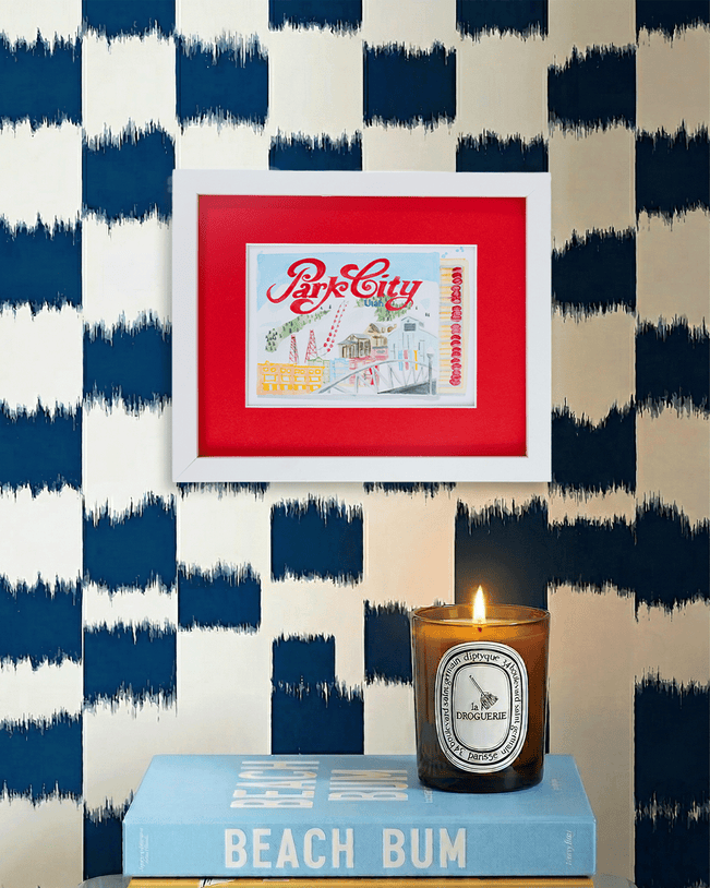 Park City Utah Matchbook Art Print - Furbish Studio