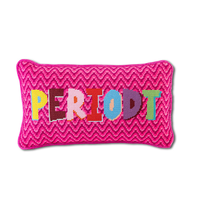 Periodt Needlepoint Pillow - Furbish Studio