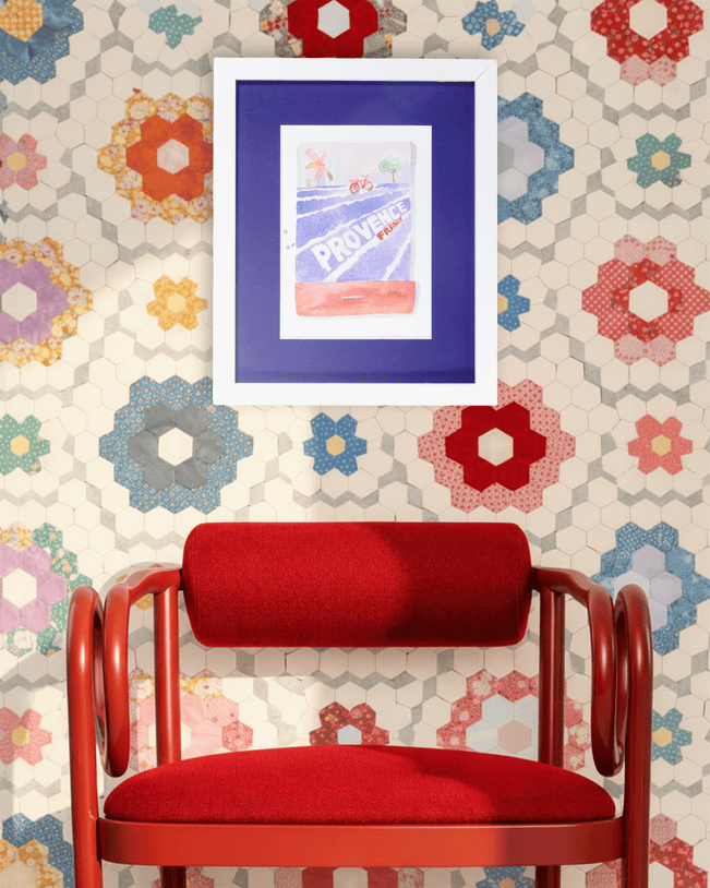 Provence Matchbook Art Print - Furbish Studio