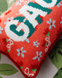 Custom Needlepoint Pillow Test - Furbish Studio