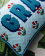 Custom Needlepoint Pillow Test - Furbish Studio