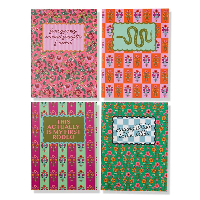 Stitched Notebook S/4 - Spring Set - Furbish Studio