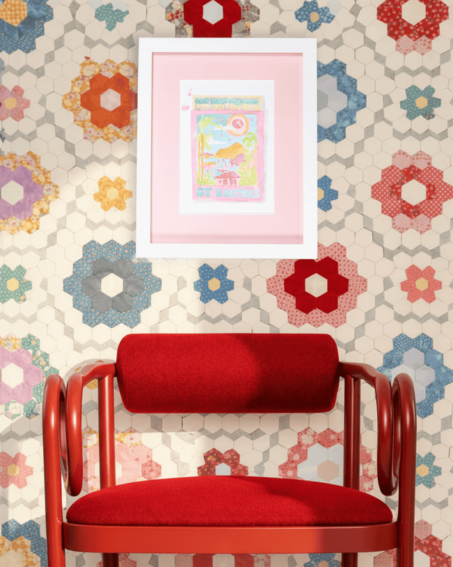 St. Barths Matchbook Art Print - Furbish Studio