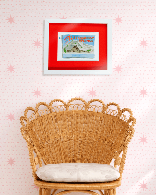 Steamboat Springs Matchbook Art Print - Furbish Studio
