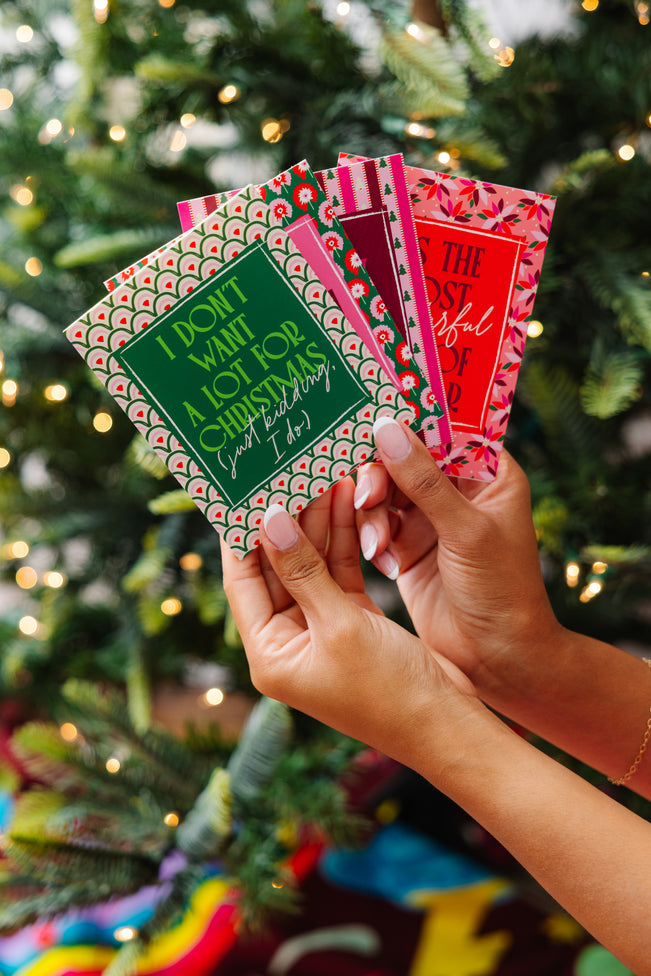 Boxed Greeting Card S/8 - Holiday Classic - Furbish Studio