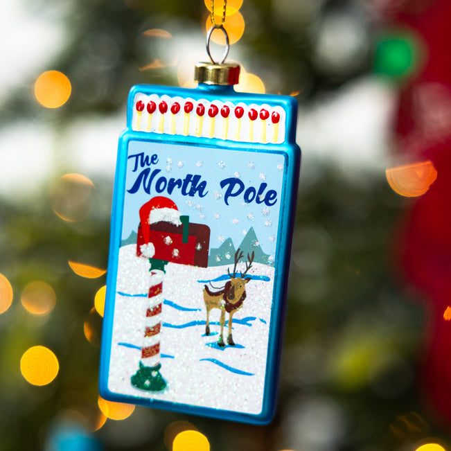 Matchbook Ornament - North Pole - Furbish Studio