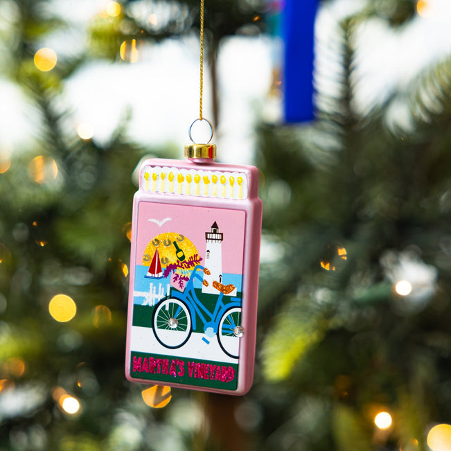 Matchbook Ornament - Martha's Vineyard - Furbish Studio