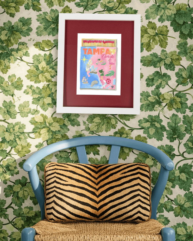 Tampa Matchbook Art Print - Furbish Studio