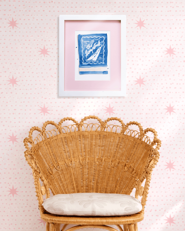 The Hamptons Matchbook Art Print - Furbish Studio