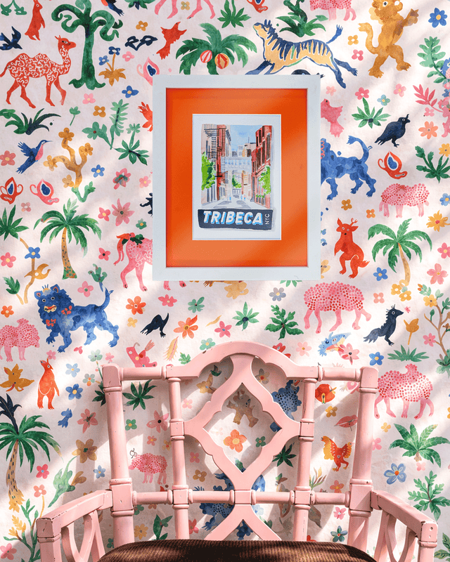 Tribeca NYC Matchbook Art Print - Furbish Studio