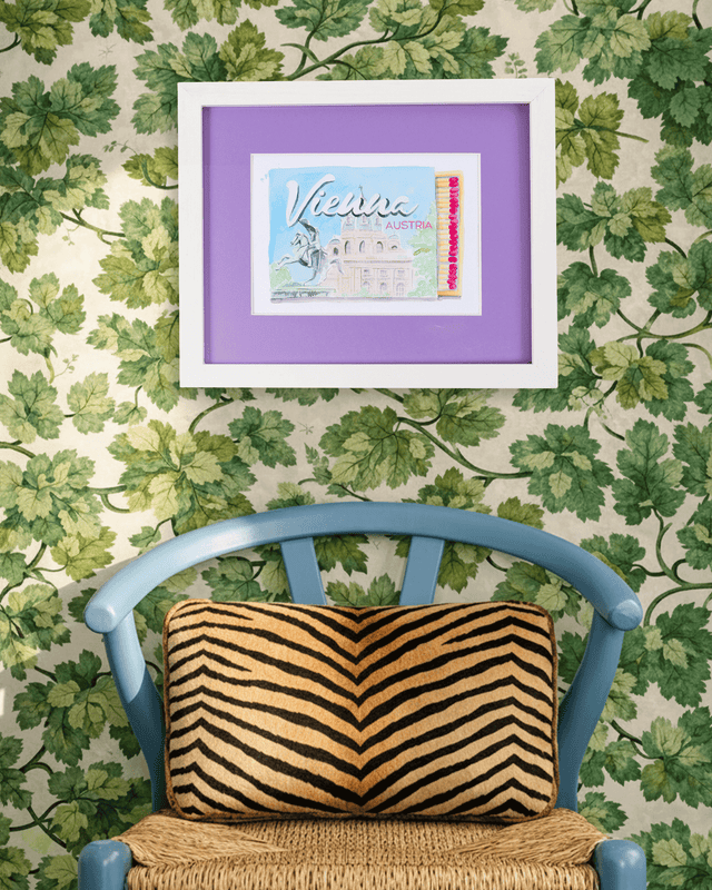 Vienna Matchbook Art Print - Furbish Studio