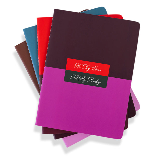 Stitched Notebook S/4 - Colorblock - Furbish Studio