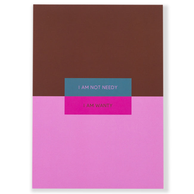 Notepad - Not Needy - Furbish Studio