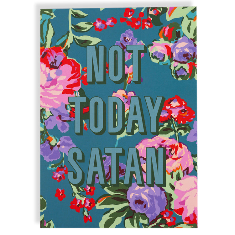Notepad - Not Today Satan - Furbish Studio