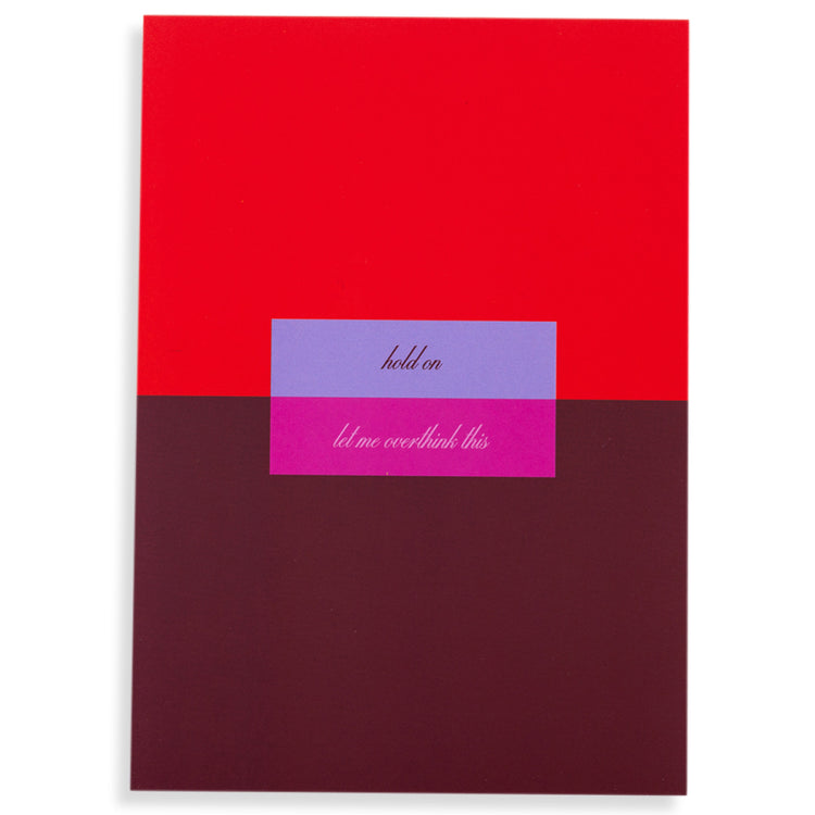 Notepad - Overthink - Furbish Studio