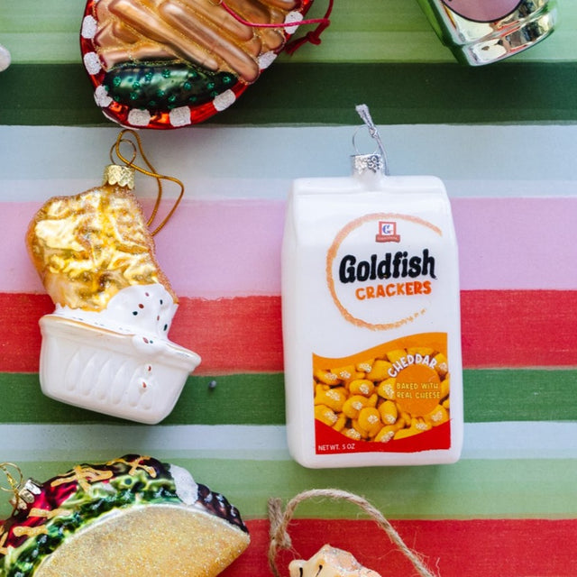 Goldfish Crackers Ornament - Furbish Studio